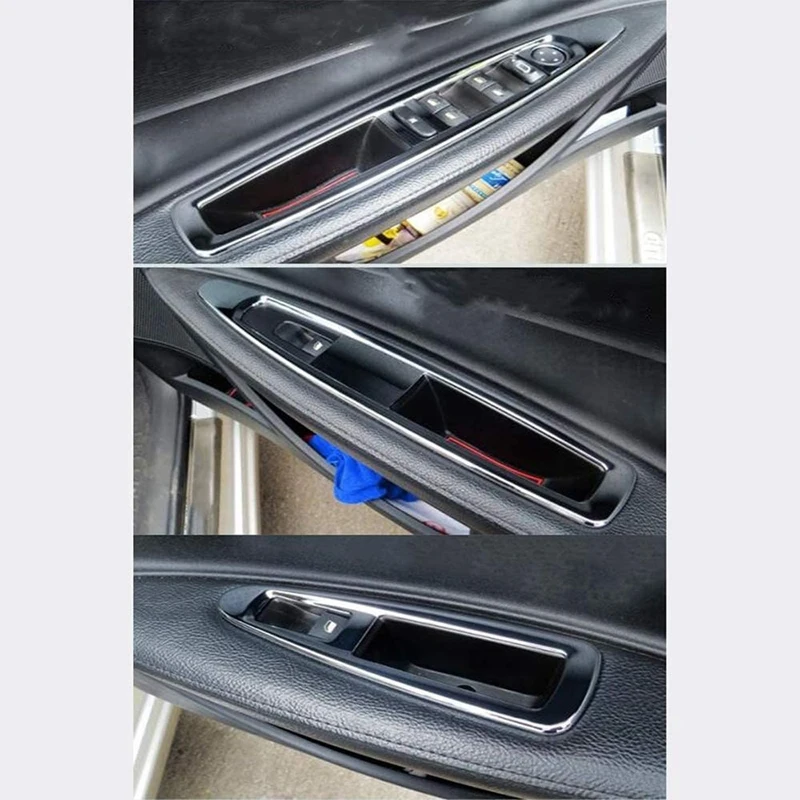 

Car Electric Power Window Lifter Switch Cover Trims for Citroen C4 Mk1 2005-2011