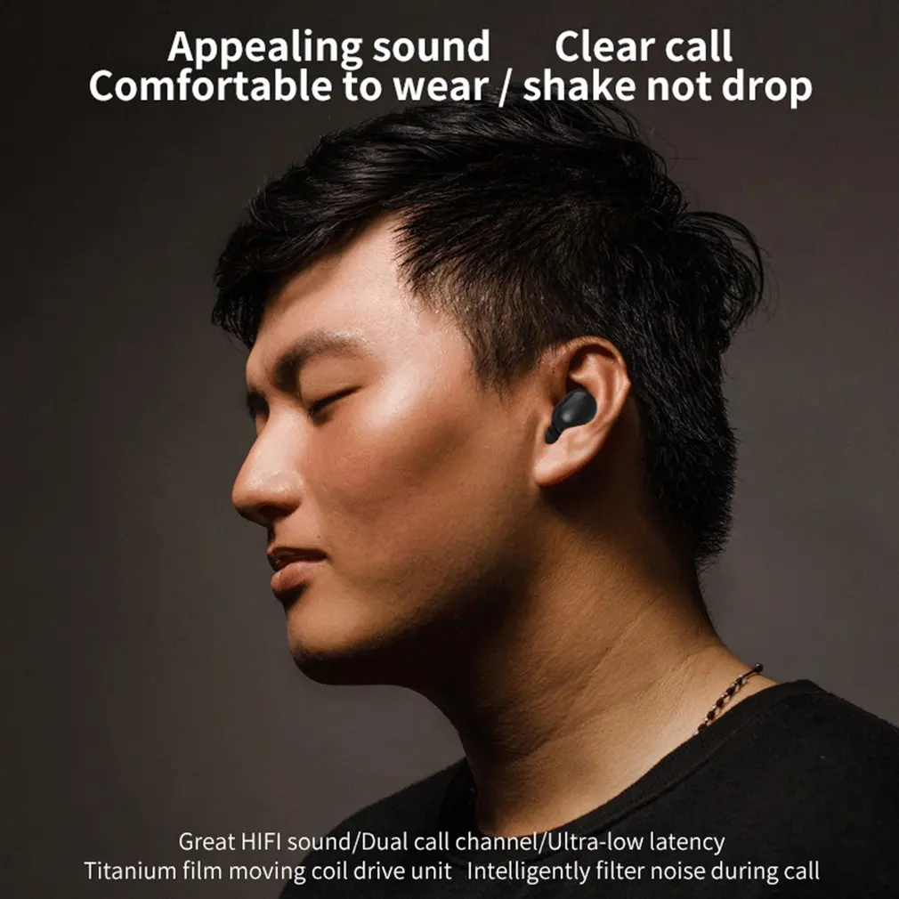 

E7S TWS Bluetooth Earphones Wireless Earbuds For Xiaomi Redmi Noise Cancelling Headsets With Microphone Handsfree Headphones