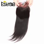 Малайзия прямые кружевные фронтальные волосы Remy 100% человеческие волосы свободная часть швейцарская кружевная застежка фронтальный естественный цвет Estrella