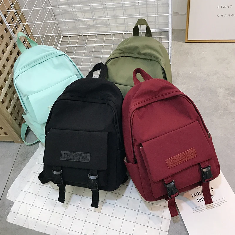 Модный холщовый рюкзак с надписью для женщин школьный ранец девочек-студентов