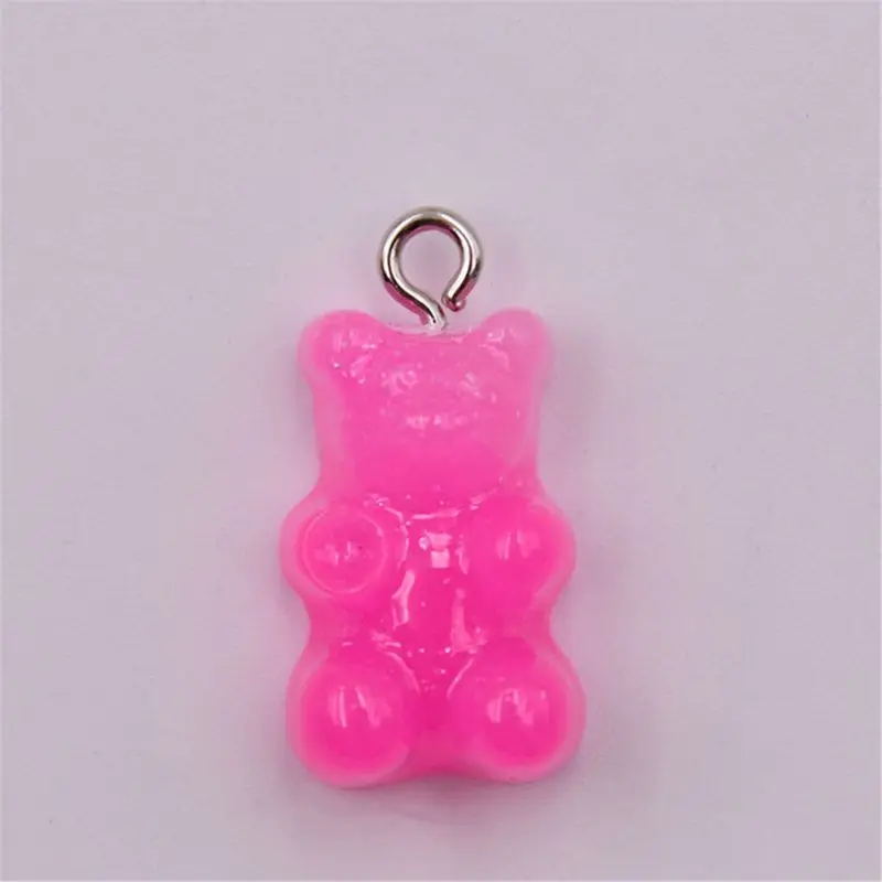 Градиент Мини Желе медведь конфеты слизи брелки браслеты ювелирные изделия