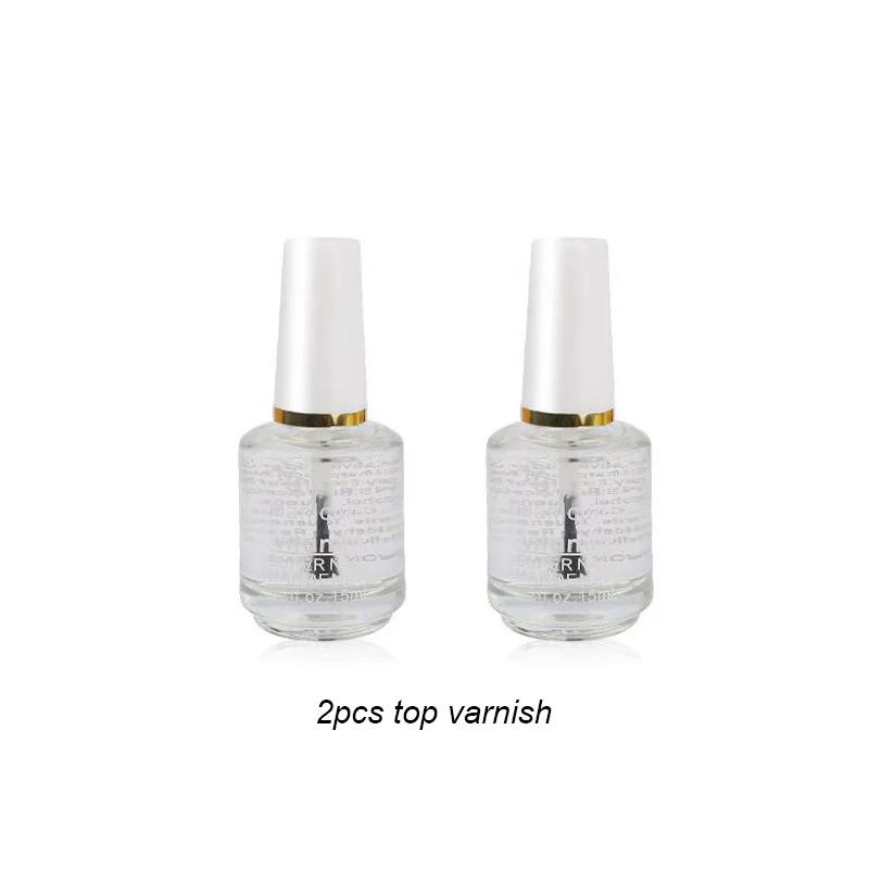 2 top varnish 15 мл Гель-лак для ногтей ежедневный уход питание масляная основа с верхним покрытием витаминный лак для ногтей Масло для кутикулы Гель-лак для ногтей - Цвет: 2 top varnish