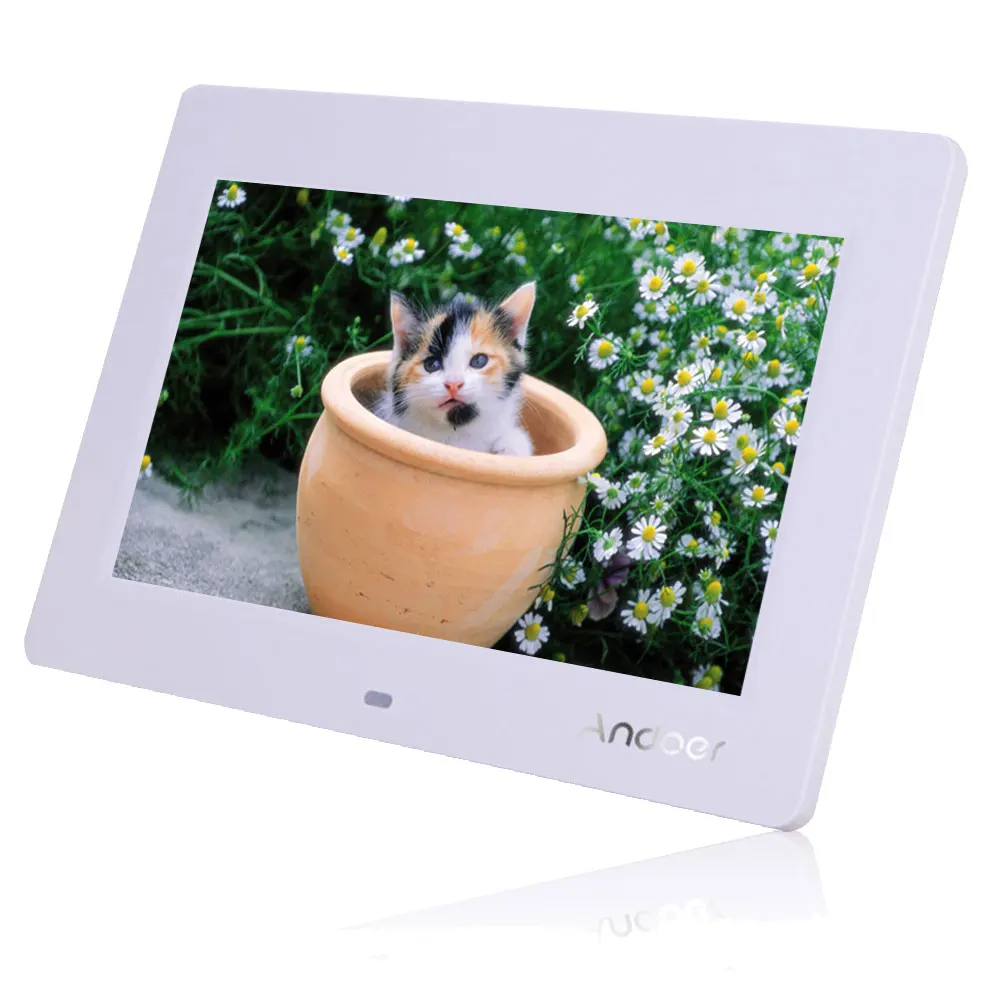 10 ''HD Ультратонкая цифровая фоторамка TFT LCD 1024*600 часы MP3 MP4 киноплеер с