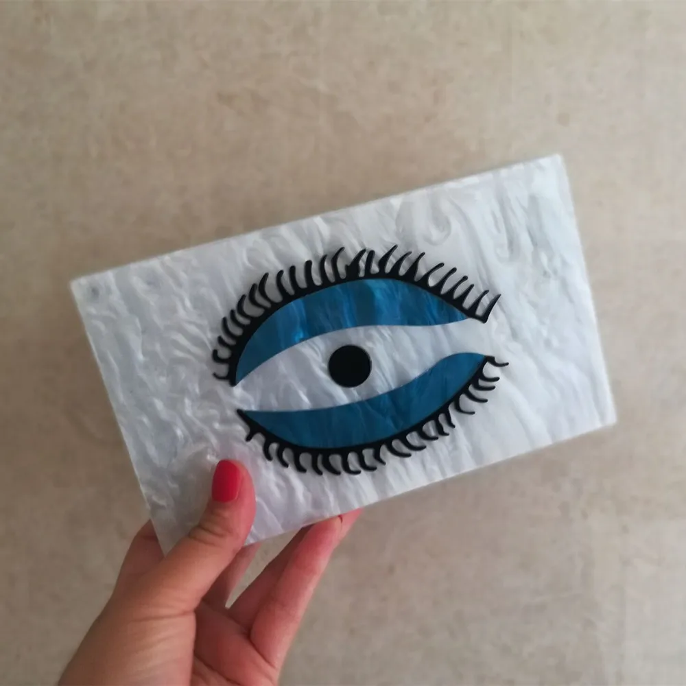 Летние кожаные роскошные дамские сумочки с акриловым жемчугом белого и синего