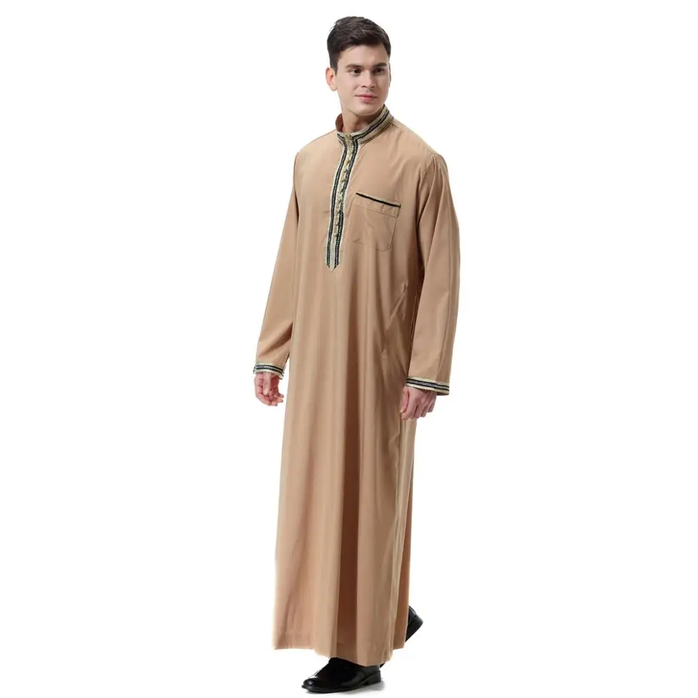 2020 абайя Дубай Кафтан Пакистан мусульманская мода одежда для мужчин caftan marocain arabe