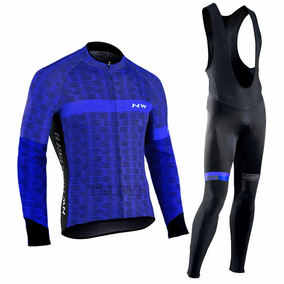 North Wave комплект одежды для велоспорта с длинными рукавами, NW Pro Team Jersey, мужской дышащий костюм, спортивная одежда для езды на горном велосипеде - Цвет: 7