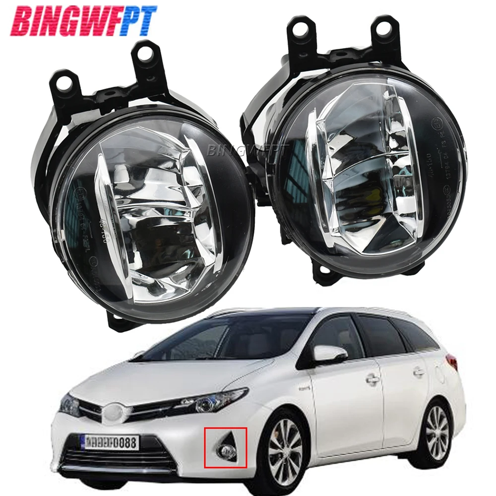 

Для Toyota Auris 2012 2013 2014 2015 2016 2017 2018 Новинка автомобильные передние светодиодные противотуманные фары H11 12 В Противотуманные фары Прямая замена П...