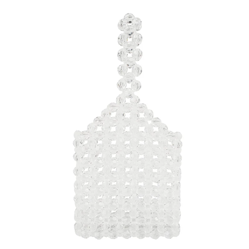 

Mini Bag Personality 2021 summer fashion new high quality Transparent beads Women's Designer Handbag Tote Shoulder Crossbody Bag