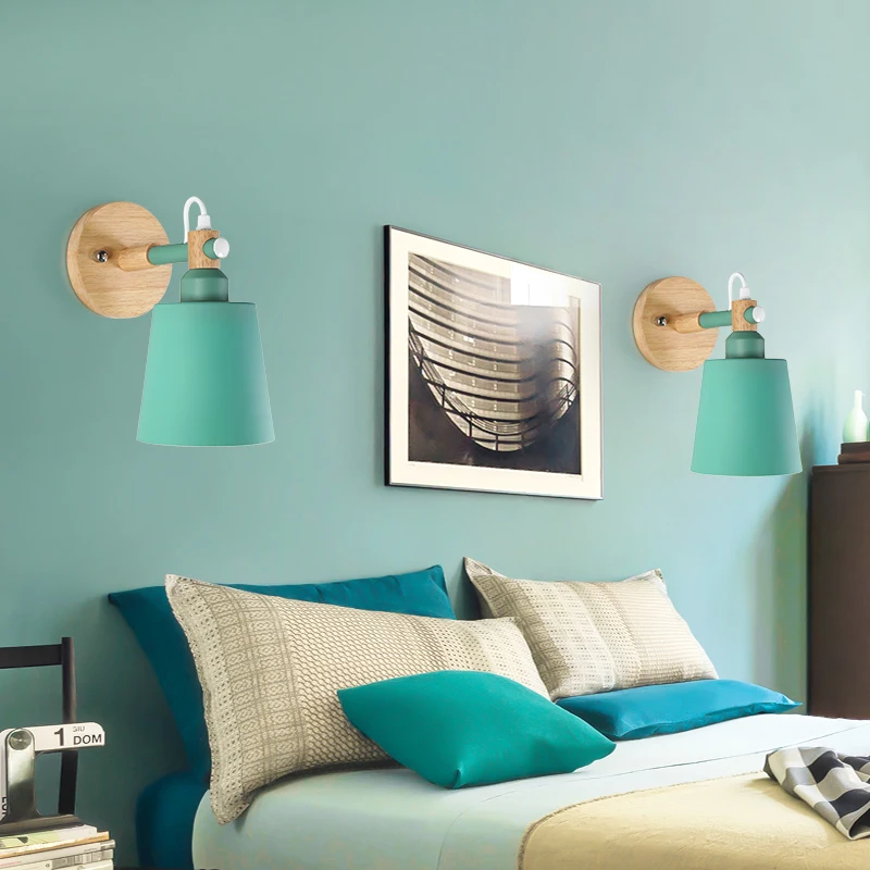 

Nordic Minimalism Gold Led Bedside Wall Lamps Concise Glass Ball Study Mirror Bathroom Light Fixtures Free Shipping