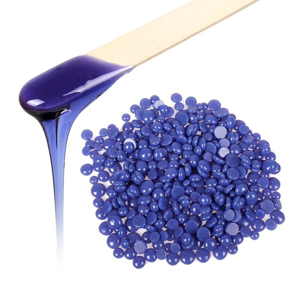 

300g Painless Hair Removal Wax Beads Strips Professional Depilatory Pearl Hard Wax Beans for Salon (Lavender)
