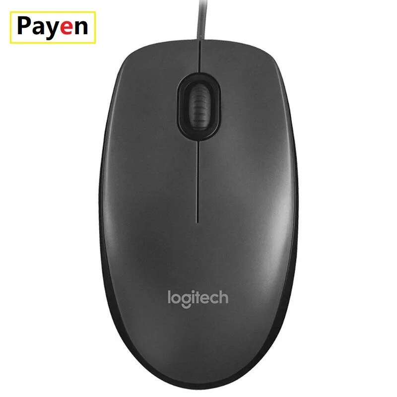 

Logitech M90 Optical Wired Mouse USB Office Home Original for Laptop Desktop PC