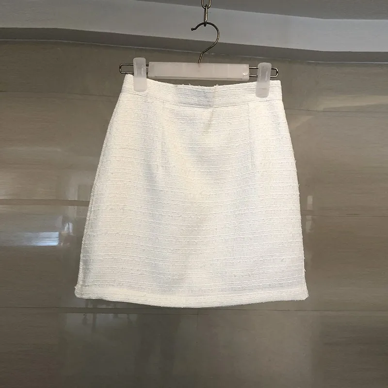 Брендовая модная женская летняя твидовая куртка с квадратным воротником