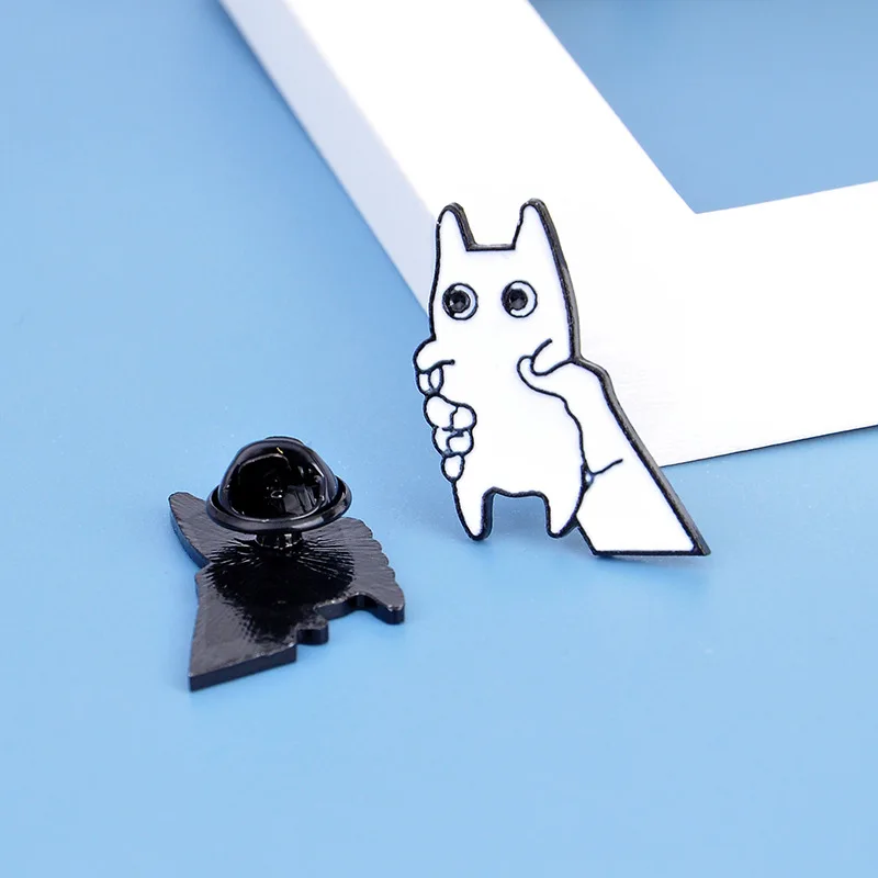 Брошка мультфильм японский Харадзюку Мягкая Милая брошь котенка кошки для