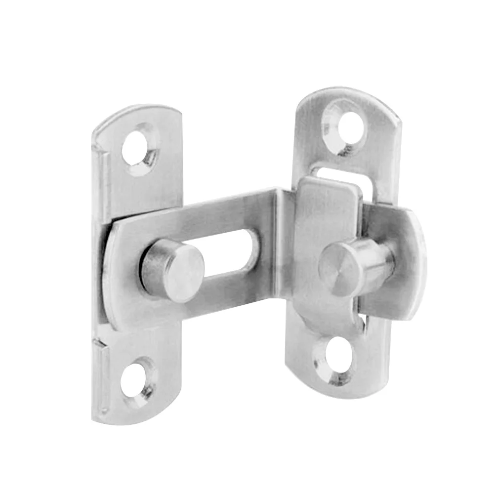 Дверная защелка из нержавеющей стали дверная Пряжка болт легко монтируется