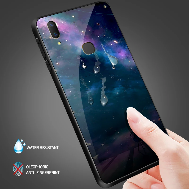 Закаленное Стекло ЧЕХОЛ ДЛЯ Vivo V5S V7 плюс V9 V11i X21i UD X23 X27 Pro Y3 Y5S Y71 Y75 Y79 Y83 Y85 Y93 Y97