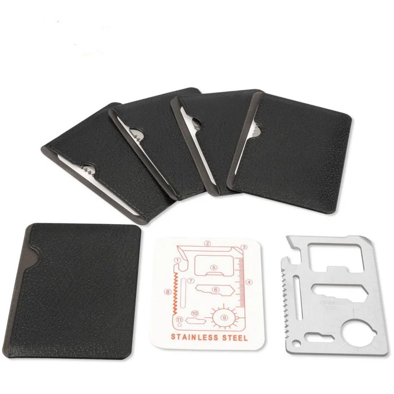 Карманный инструмент для выживания из нержавеющей стали с функцией 2 шт./компл. 11