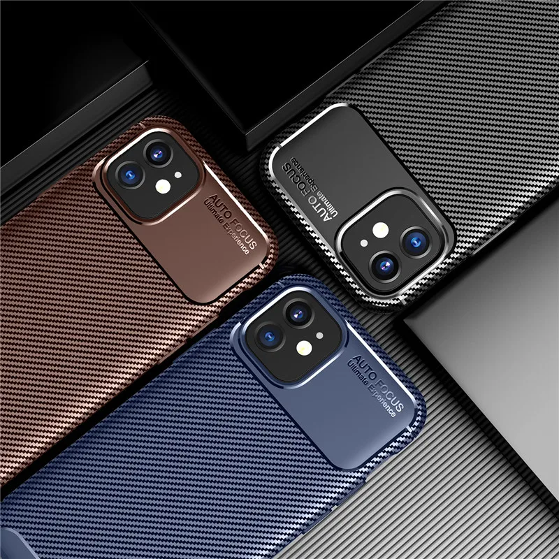 

11Pro 12Pro Max 11 12 Pro Max 11ProMax Case Carbon Fiber Soft Silicone Cover For iPhone 11Pro 12Pro Max 11 12 Pro Max 11ProMax