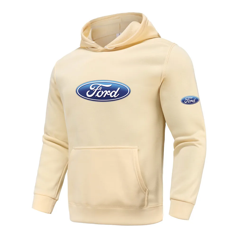 

D12 Ford men's pullover hoodie printed fleece sports casual hooded sweater sportswear men