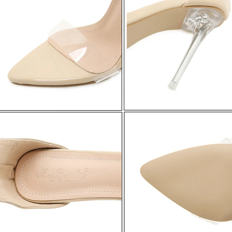 

Summer Women Sandals High Heels Shoes Female Fashion Ladies Slippers Outdoor Thin Heels Party Pumps Slides Woman Shoes