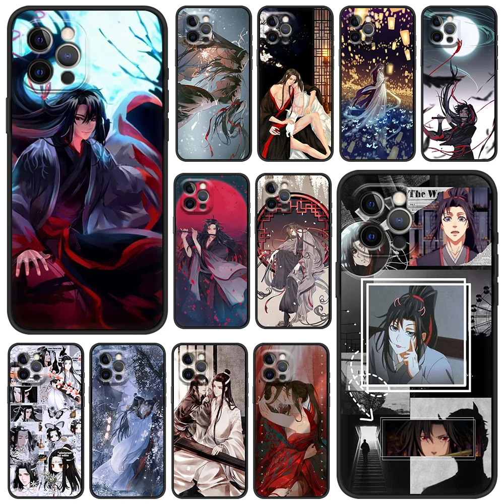

Mo Dao Zu Shi MDZS Anime Phone Case for iPhone 12 13 Pro Max XR XS X Silicone Soft TPU Shell for iPhone 11 7 8 Plus SE2020 Cover