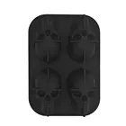 Форма для изготовления кубиков льда в форме черепа, форма для мороженого, для изготовления шоколада, виски, вина, коктейлей, силиконовая для кубиков льда