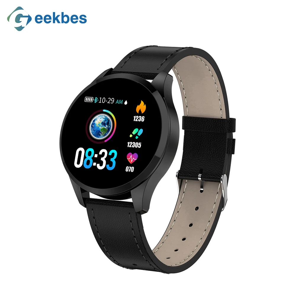 Geekbes WR3 Смарт часы 1 22 дюймов ips экран Smartwatch пульсометр кровяное давление монитор