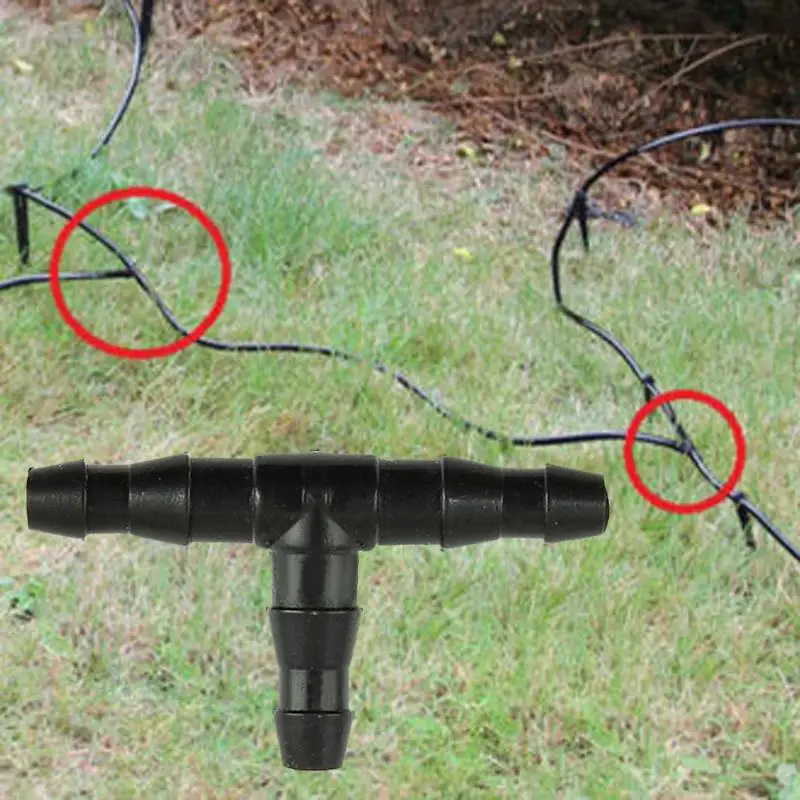 Коннекторы для орошения шлангов 1/4 дюйма 100 шт.|Соединители садового водопровода|