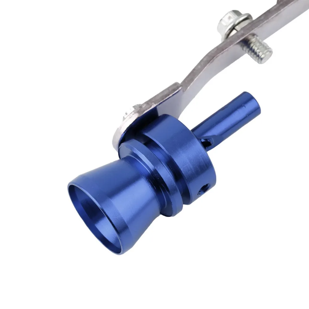 

High quality deals on Universal Turbo whistle sound exhaust pipe exhaust BOV blow-off valve Simulator aluminum size M Hot