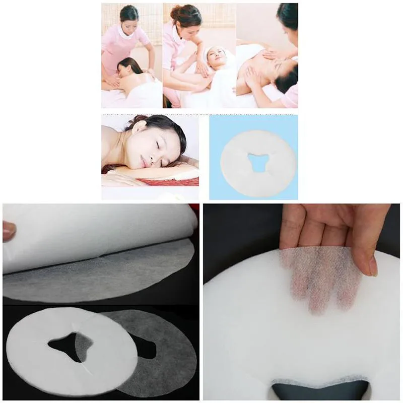 100 шт./упак. одноразовый нетканый тканевый коврик для лица наволочка подушки