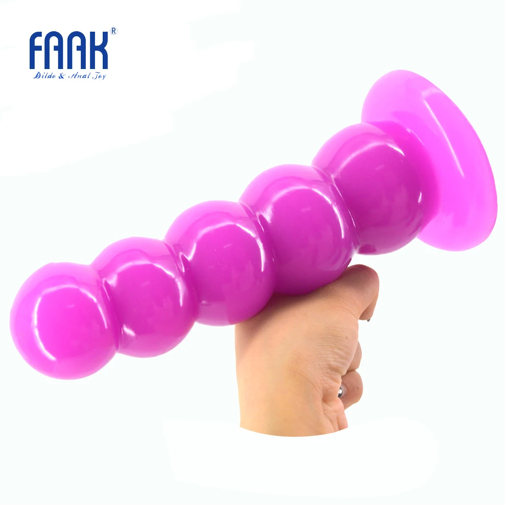 Большая Анальная пробка FAAK с сильным всасыванием бусины чашка фаллоимитатор