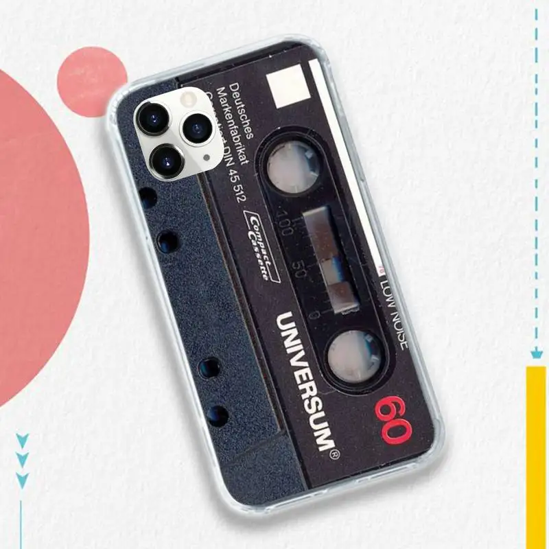 

RETRO CLASSIC CASSETTE Phone Case for iPhone 11 12 pro XS MAX 8 7 6 6S Plus X 5S SE 2020 XR