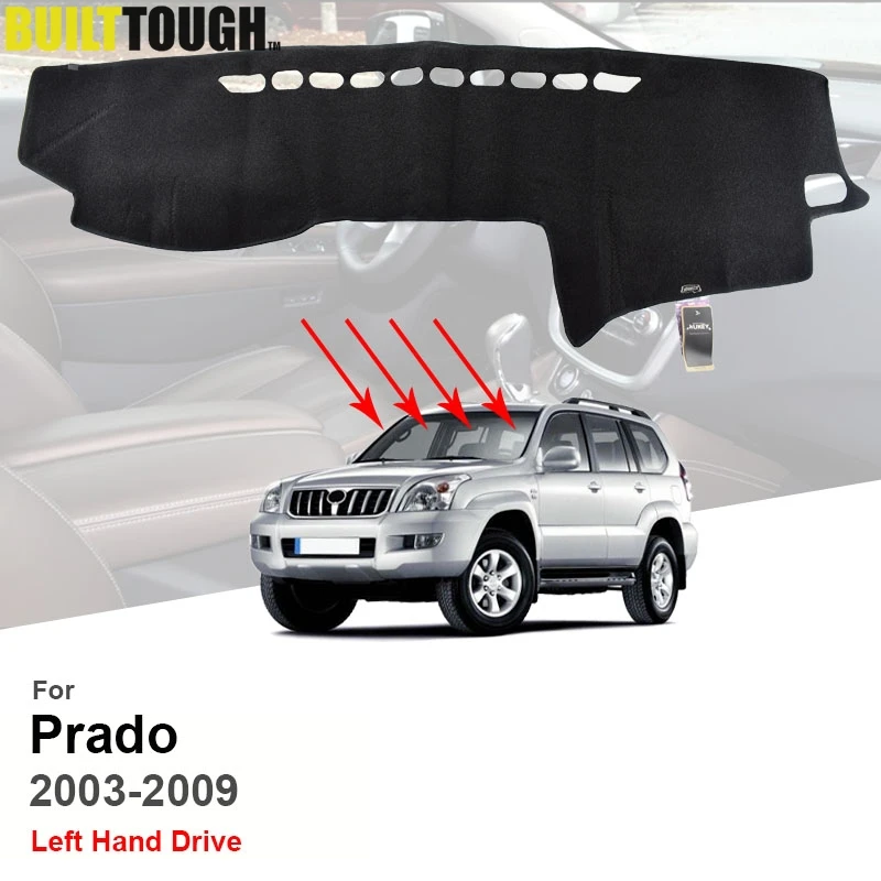 Для Toyota Land Cruiser Prado Lexus GX470 J120 2003 2004 2005 2006 2007 2008 2009 коврик для приборной панели
