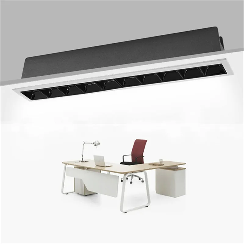 Бескаркасный линейный светильник 85-265 в креативная линейная полоса для гостиной