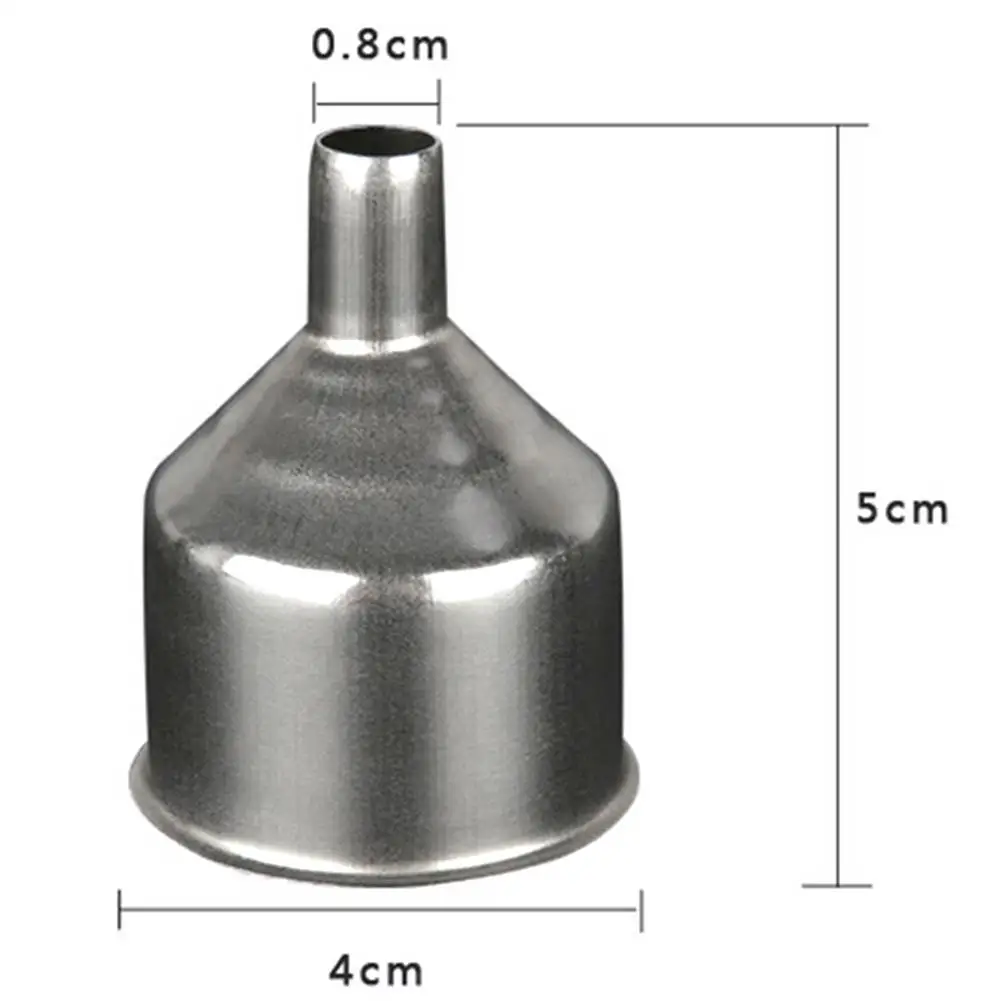 

1PCS Universal Steel Funnel 2 Inch For Filling Small Canning Flasks Tools Kitchen Bottles Funnel and O3E4