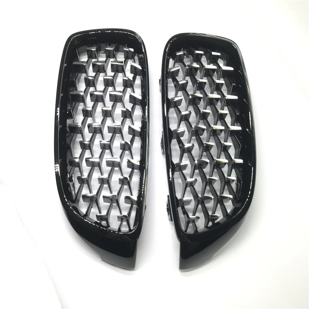 2 шт. L + R M4 Алмазный передний бампер для почек ABS решетка BMW 4 серии F32 F33 F36 F82 F83 F80 M3 420d