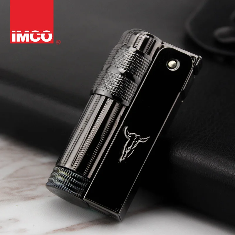 Оригинальная индийская бензиновая Зажигалка IMCO из нержавеющей стали серебряная