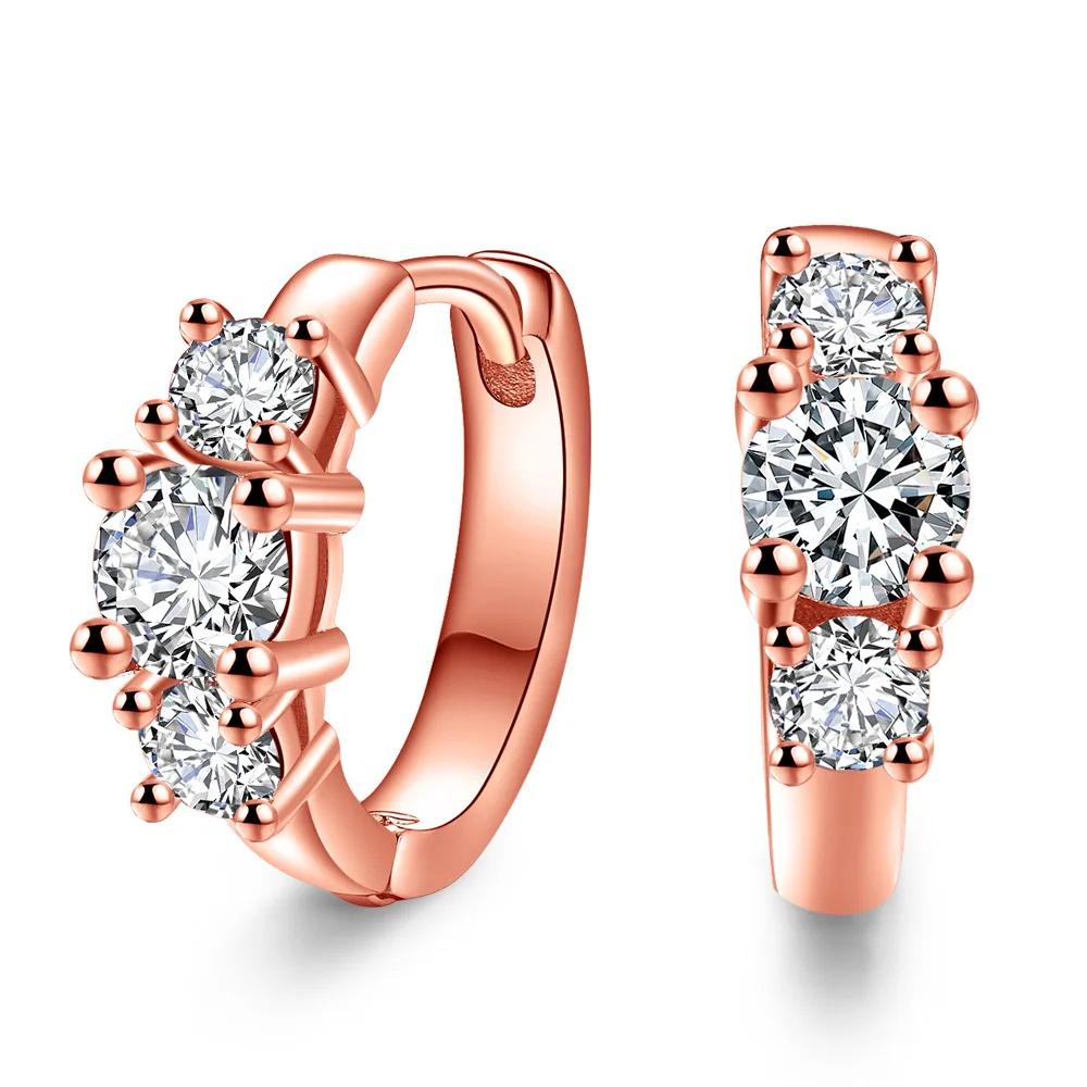 

2021New 925 Sterling Silver Fashion Jewelry AAA+ Zircon Crystal Inlay Earrings Woman's Classic Clothes With Gifts YDHE518