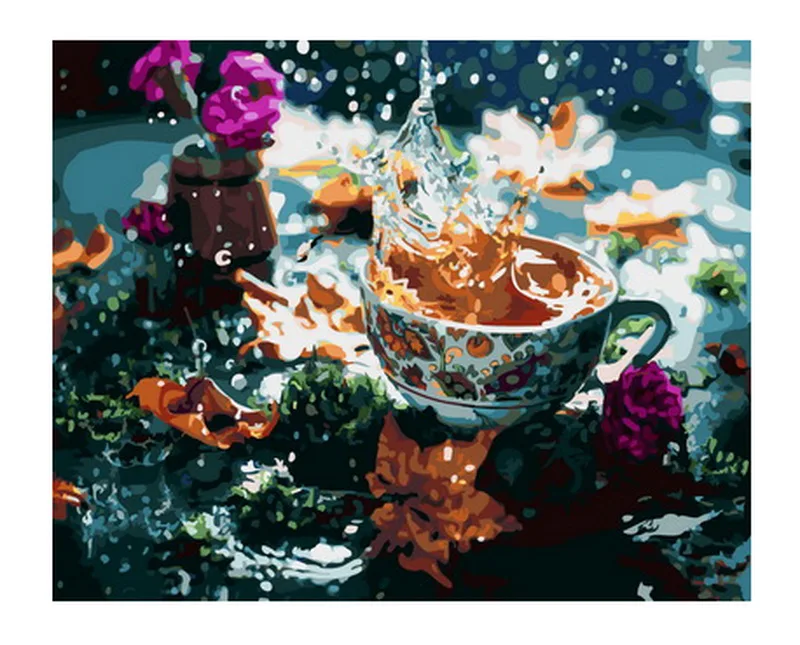 

Набор для рисования по номерам на холсте, без рамки, 4050 см