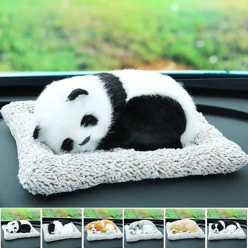 

Cute Pet Animal Car Accessories Interior Unisex Car Plush Toys Ornaments Car Decor Best Gifts for Pet Lovers Coche