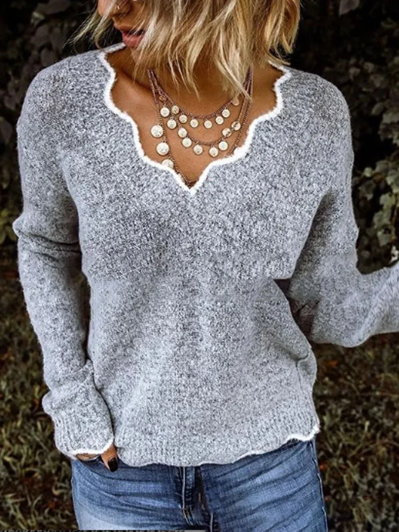 

New Knitted Sweater Women Autumn Winter Long Sleeve Tops Fashion Female Sweater Ladies Pullover Jumpers Oversize Clothes JS0028