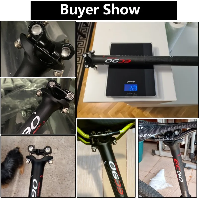 Велосипедный штырь из углеродного волокна Сверхлегкий Подседельный для горного