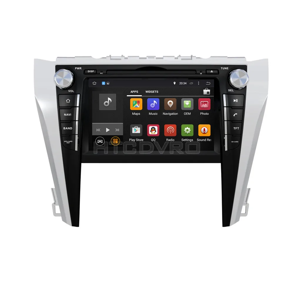 YMODVHT 8 дюймов 4G Восьмиядерный Android 9 0 7 1 автомобильный dvd плеер для Toyota Camry 2015 GPS авто