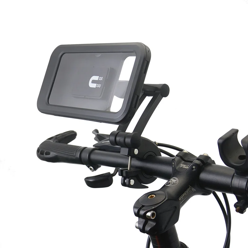 

Adjustable Waterproof Bicycle Phone Holder Universal Motorcycle Bike Handlebar Cell Phone Support Mount Bracket for Smartphone