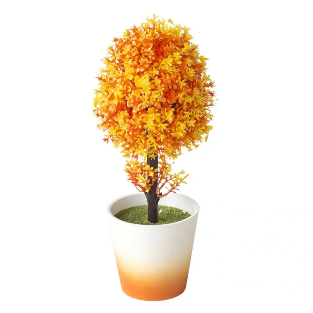 

No Maintenance Colorful Simulation Evergreen Tree Bonsai Garden Decor
