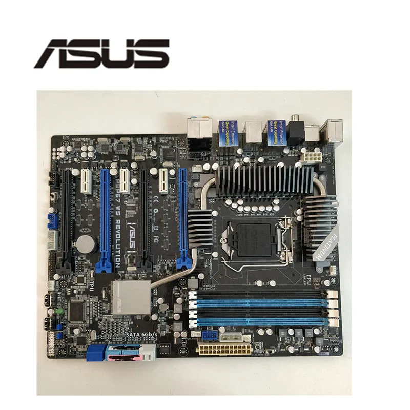 Компьютерная Материнская плата ASUS P8P67 WS Revolution LGA 1155 DDR3 для настольного ПК Intel P67