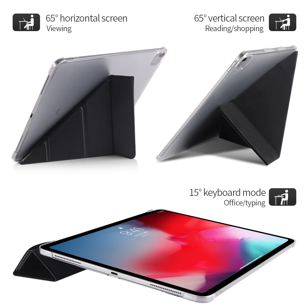 Чехол из искусственной кожи для iPad Pro 12 9 2018 GOLP Магнитный флип-чехол ПК умный чехол