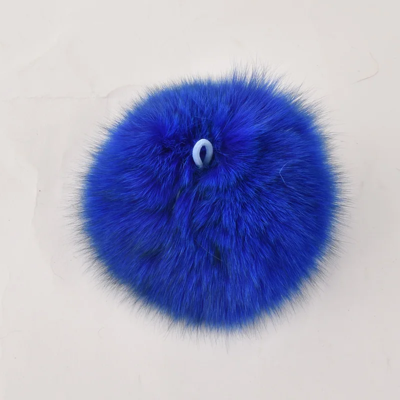 9 Pieces Real Fox Fur Pompons Natural Pompom Fluffy Ball DIY Pom Poms for Knitted Hats Caps beanies keychain | Аксессуары для