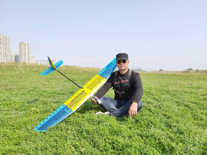 Модель радиоуправляемого планера GTRC GT1500 V3 Dragonfly Balsa Wood|Радиоуправляемые самолеты|