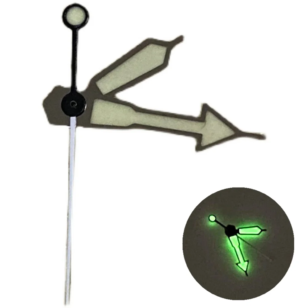 

New Green Luminous Watch Hands Wristwatch Needle Pointers Replacement Spare Parts For NH35/NH36 Watch Movement