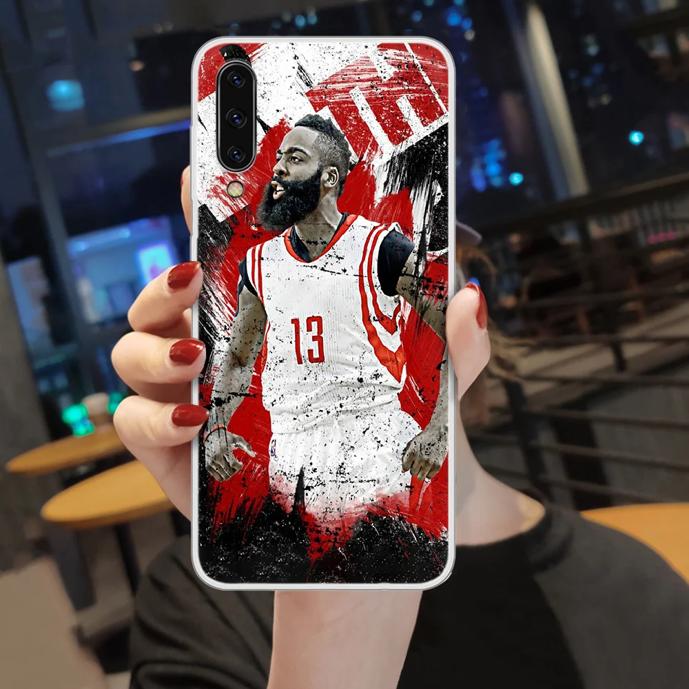 

James basketball Harden 13 Phone Case hull For SamSung Galaxy note A 5 7 8 9 20 30 40 50 51 60 70 71 80 2017 18 E transparent